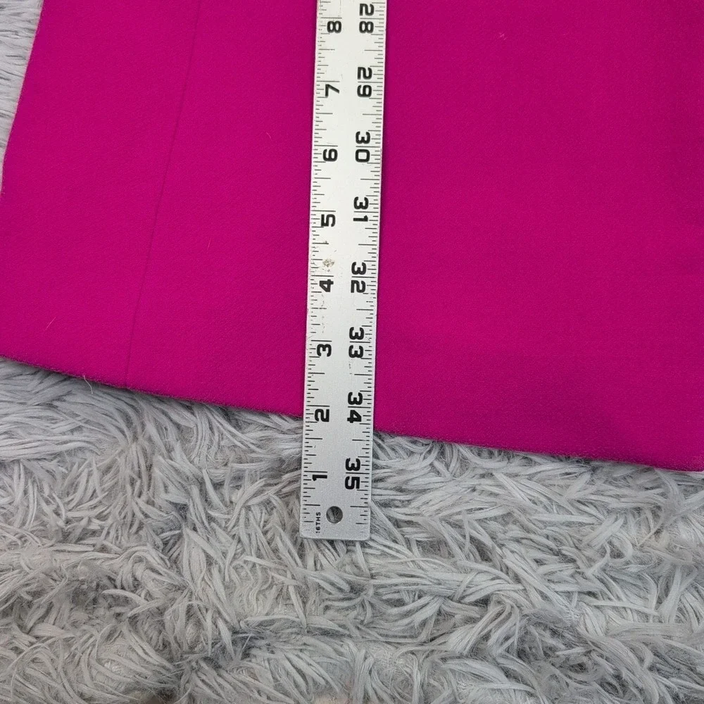 J. Crew Jacket Womens 4 Pink Wool Blend Coat Comort Preppy Button Up Pockets - Picture 4 of 16